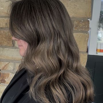Soft brunette waves styled by Neve at Total Being